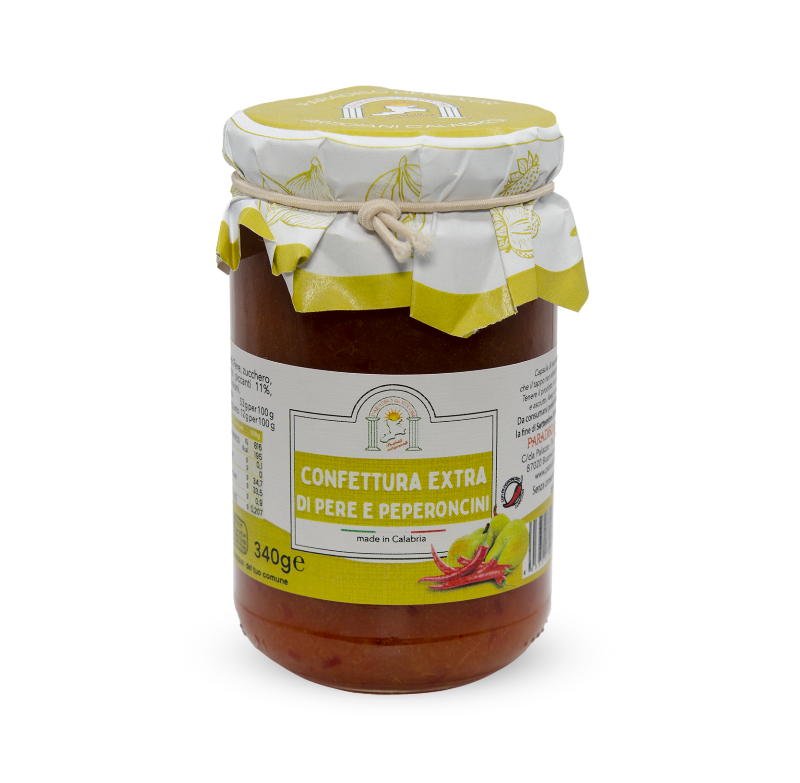 Confettura Extra di Pere e Peperoncino | linea Classic - 340g