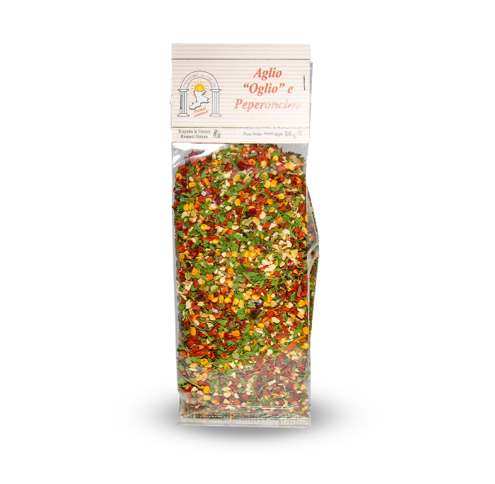 Mix aglio "oglio" e peperoncino 80g