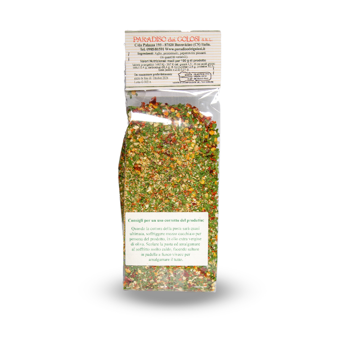 Mix aglio "oglio" e peperoncino 80g