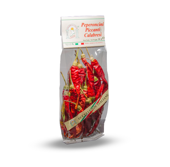 Spezie peperoncini piccanti calabresi 30g