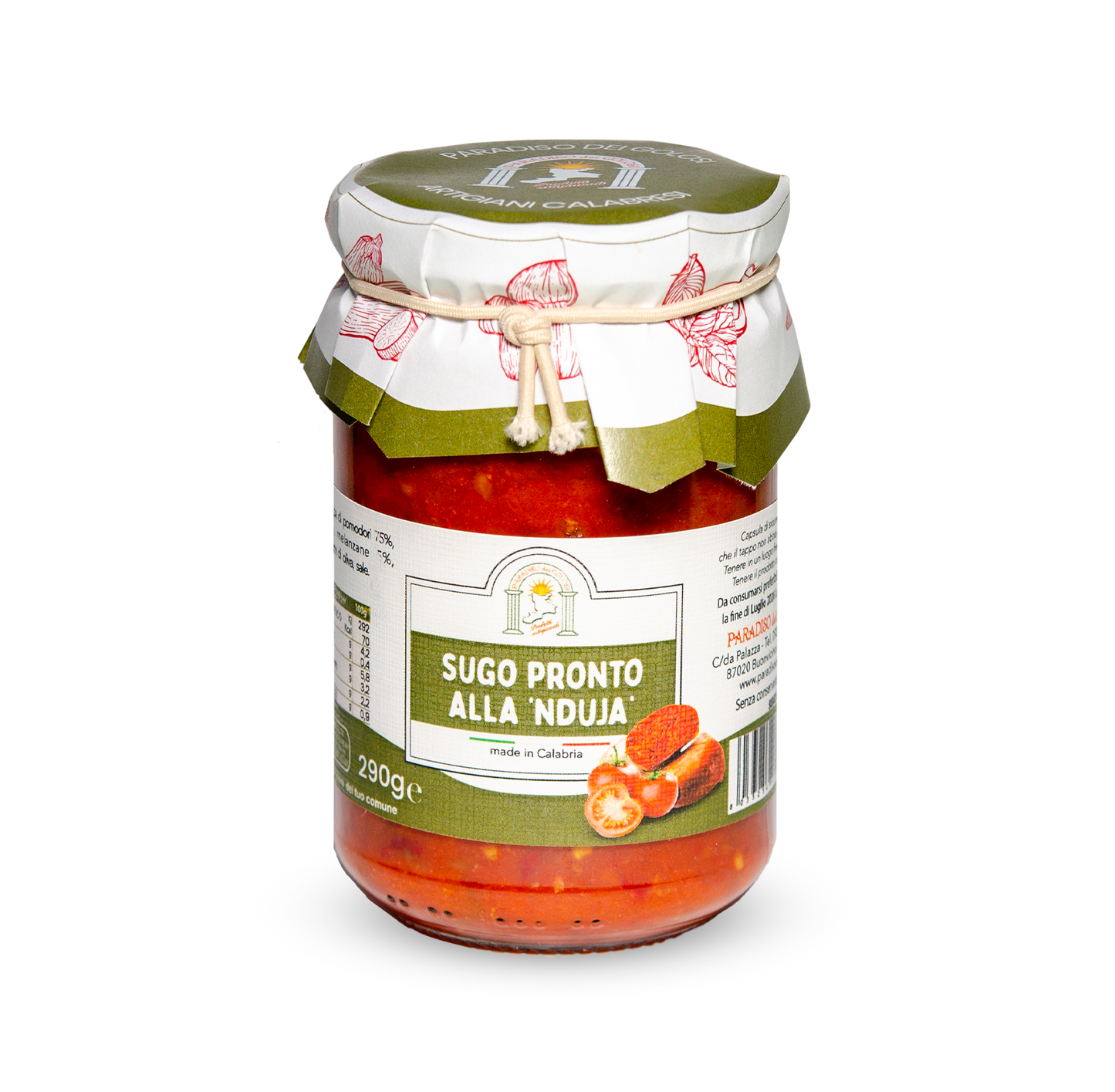 Sugo pronto alla 'Nduja | linea Classic - 290g