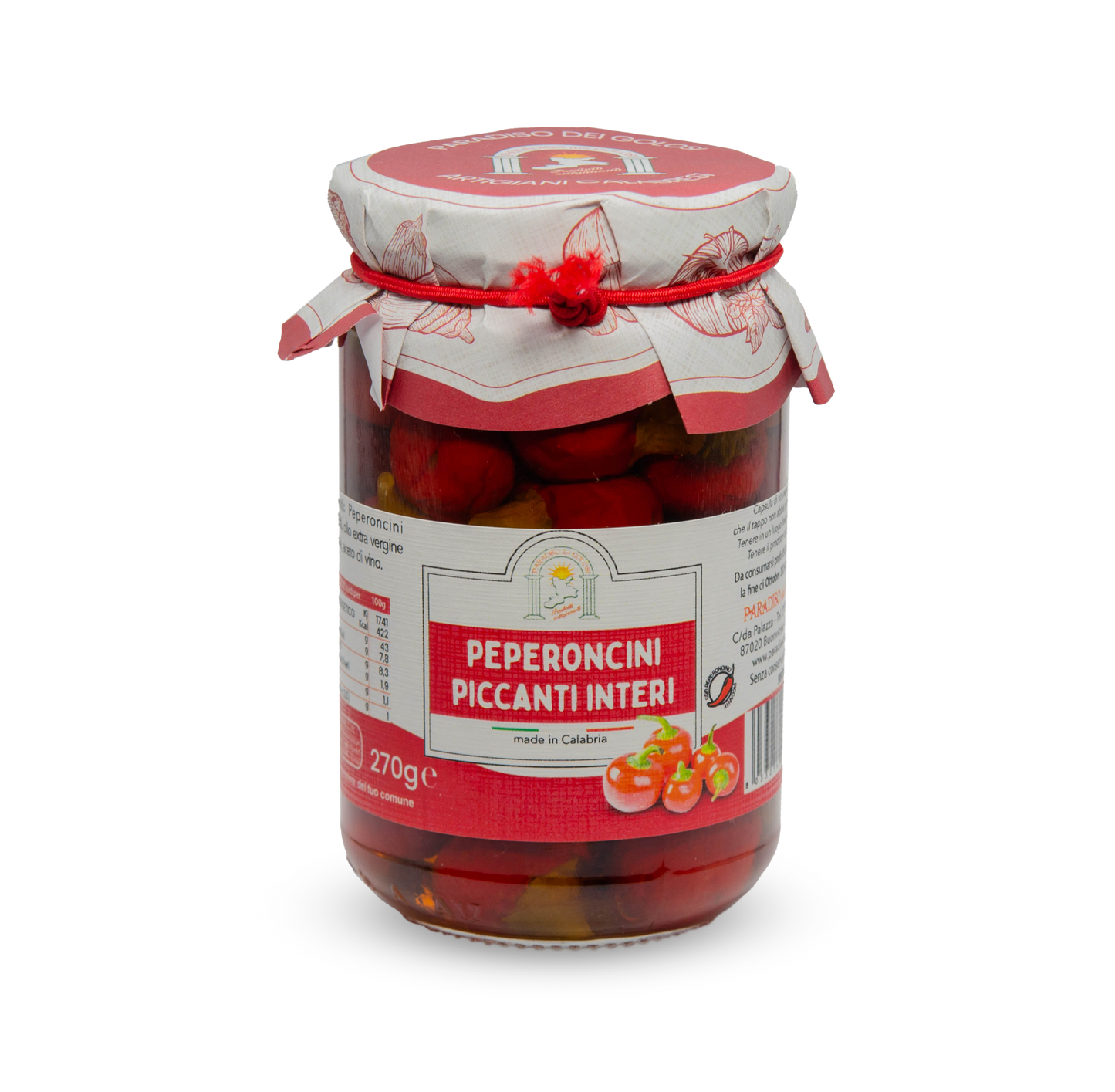 Peperoncini Piccanti Interi | linea Classic - 270g