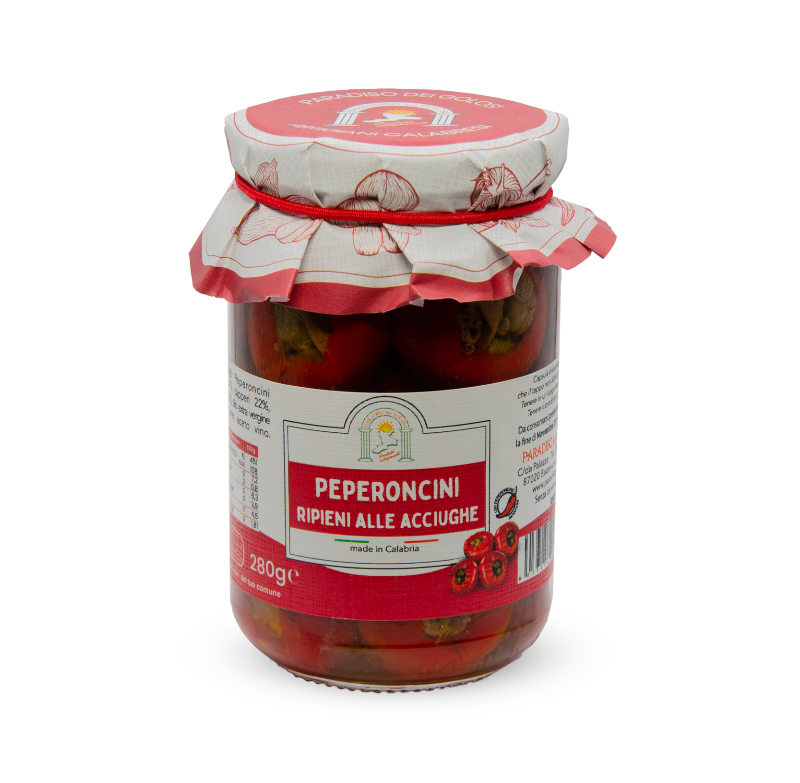 Peperoncini Ripieni alle Acciughe | linea Classic - 280g