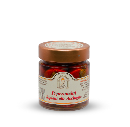 Peperoncini Ripieni alle Acciughe | linea Special- 210g