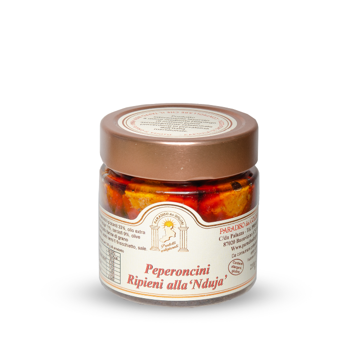 Peperoncini Ripieni alla 'Nduja | linea Special - 210g