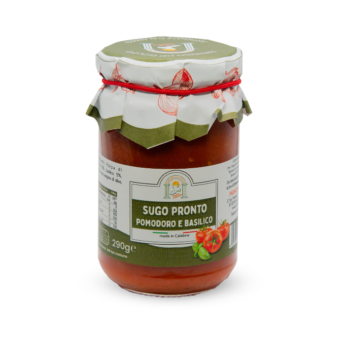 Sugo pronto pomodoro e basilico | linea Classic - 290g